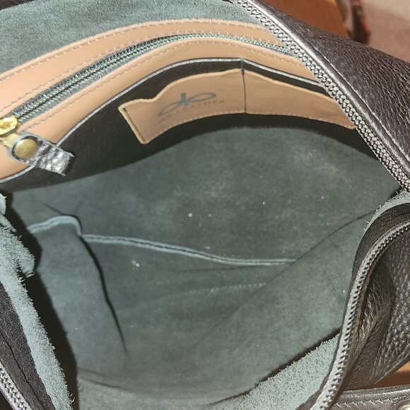 JMB Villa Sak Black Pebbled Leather Backpack & Shoulder Bag – Hardly Used! - Picture 6 of 9